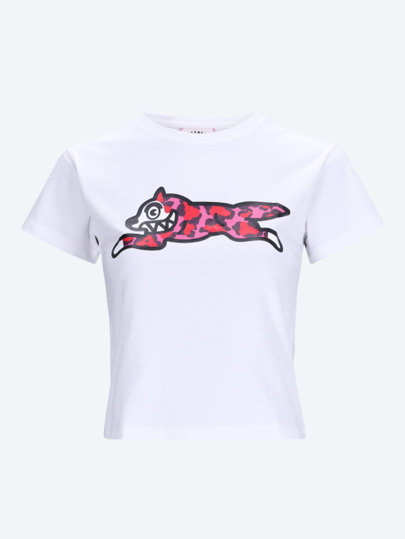 T-shirt bébé chien qui court léopard 1