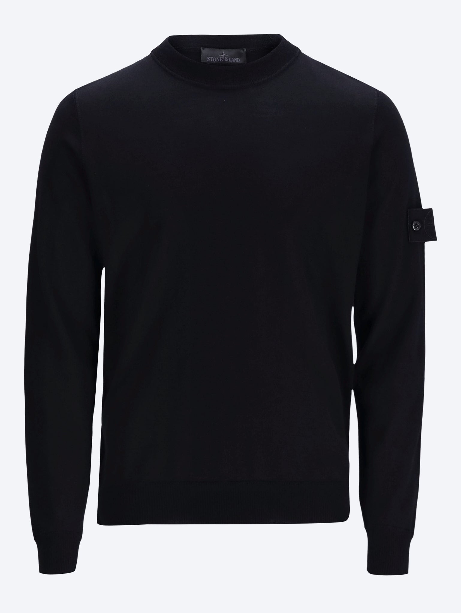 Light pure rws wool ghost crewneck sweater 1