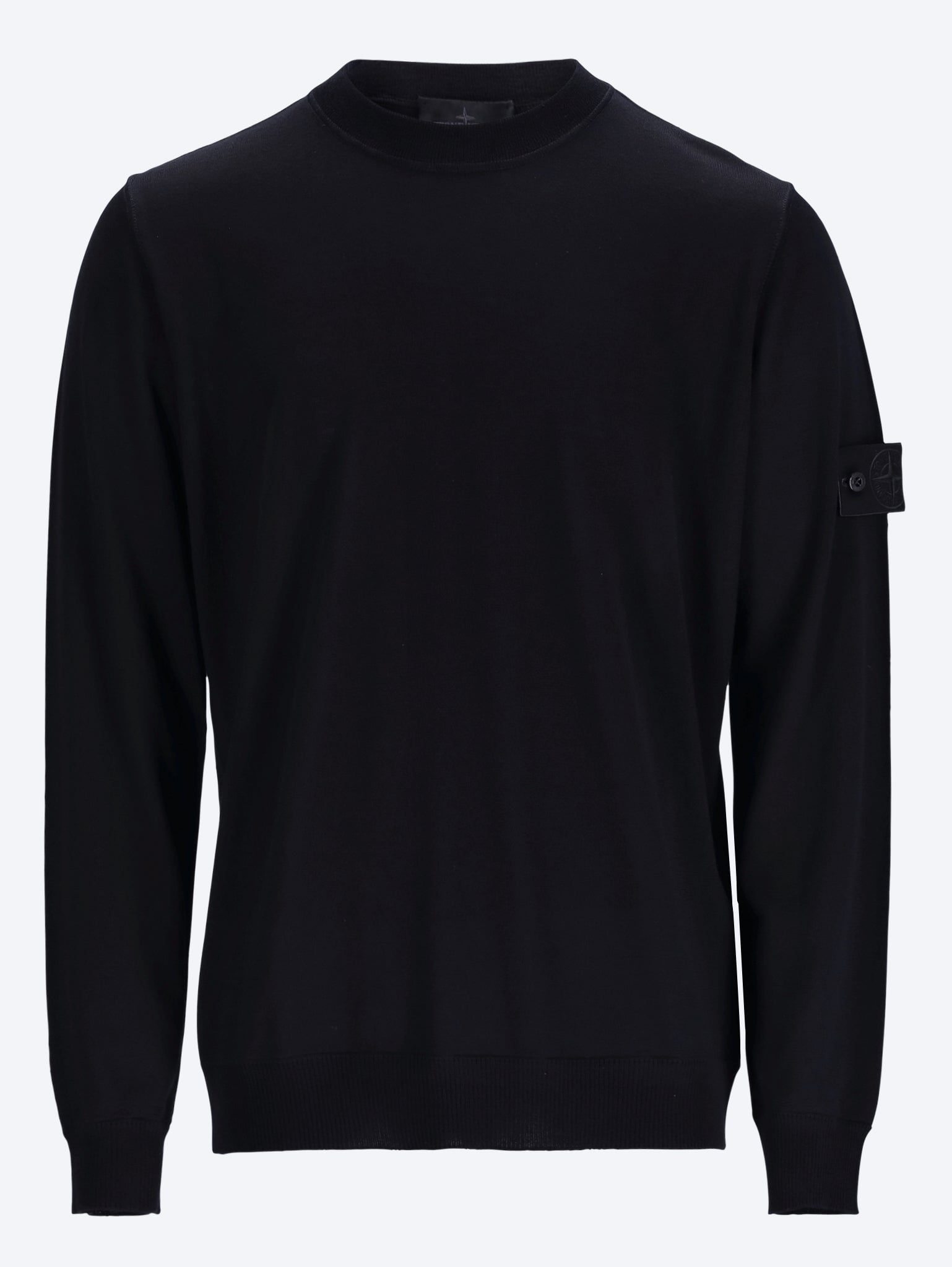 Leichter Ghost-Pullover mit Rundhalsausschnitt aus reiner RWS-Wolle 1