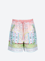 Linen drawstrings shorts ref: