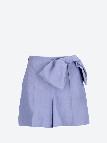 Linen mini shorts