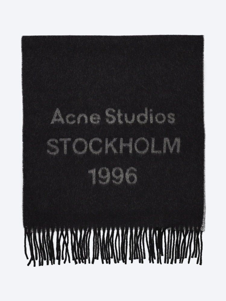 Logo jacquard scarf 1