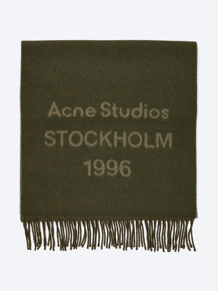 Logo jacquard scarf 1