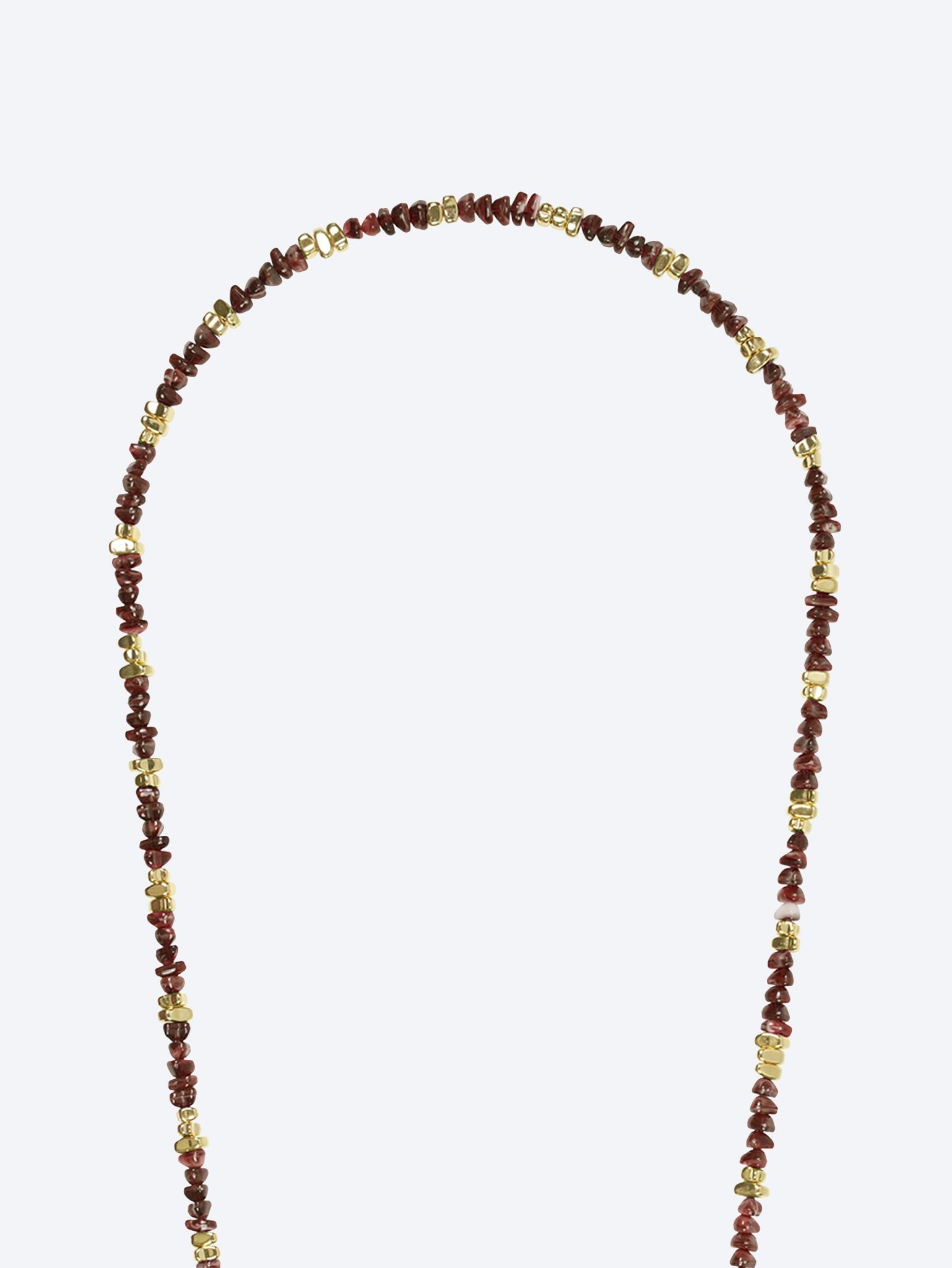 Long liviya brown pearl chain 120cm 2