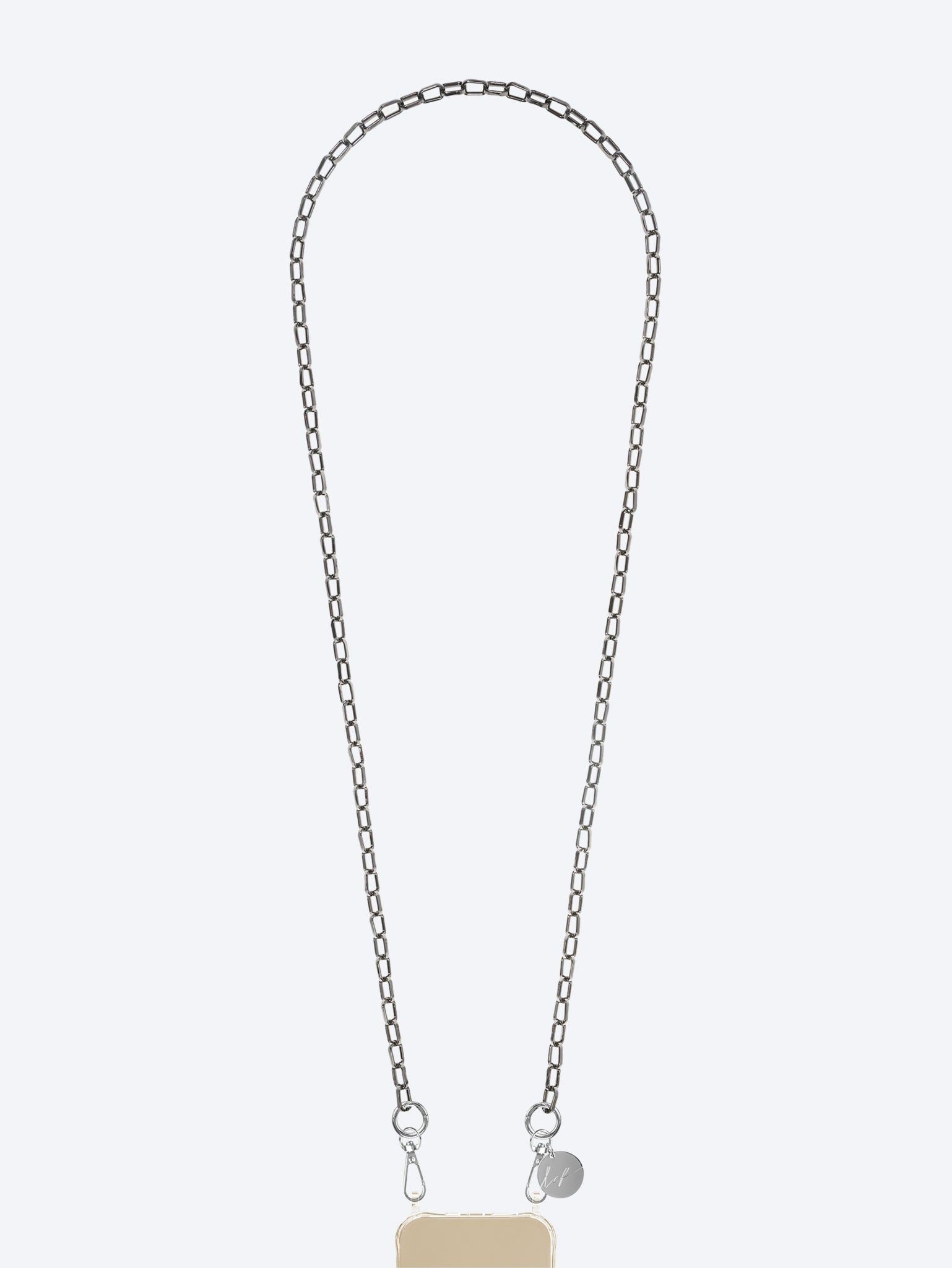 Long petra black chain 120cm 1