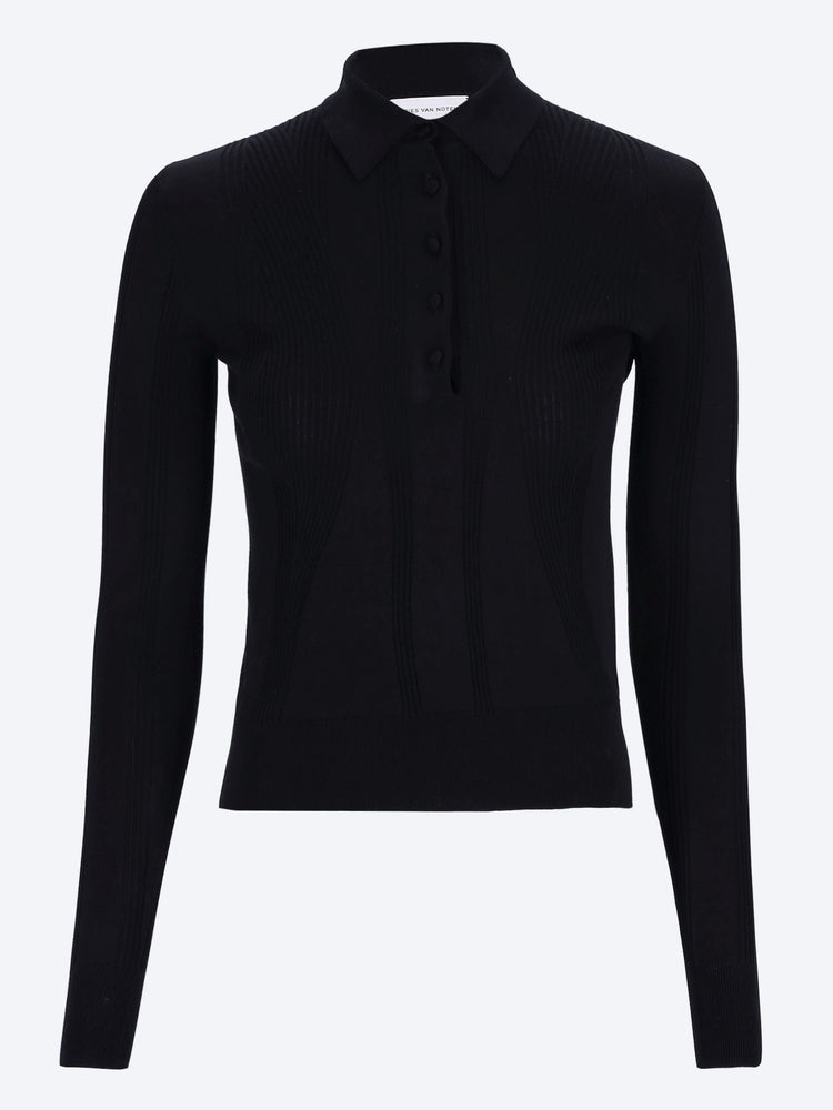Long sleeve polo 1