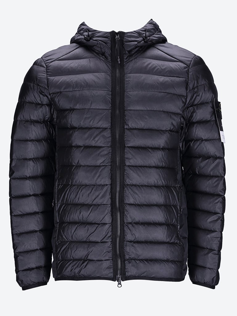 STONE ISLAND MEN CLOTHING JACKETS Loom woven nylon real down jacket