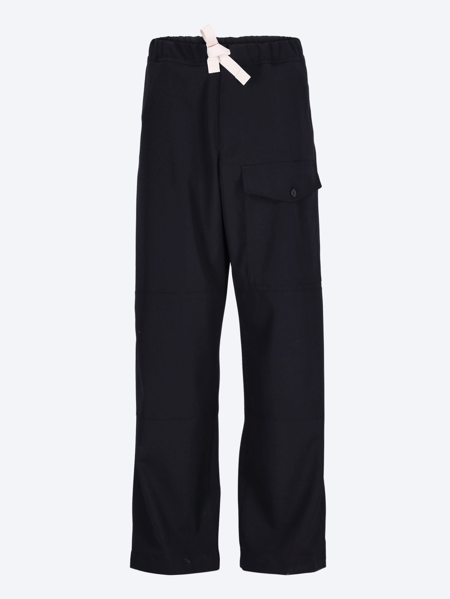 Loose fit drawstring pants 1