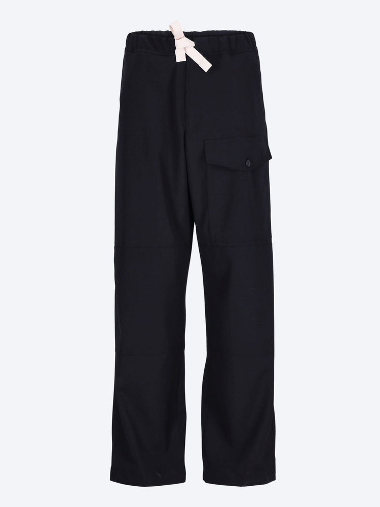 Loose fit drawstring pants 1