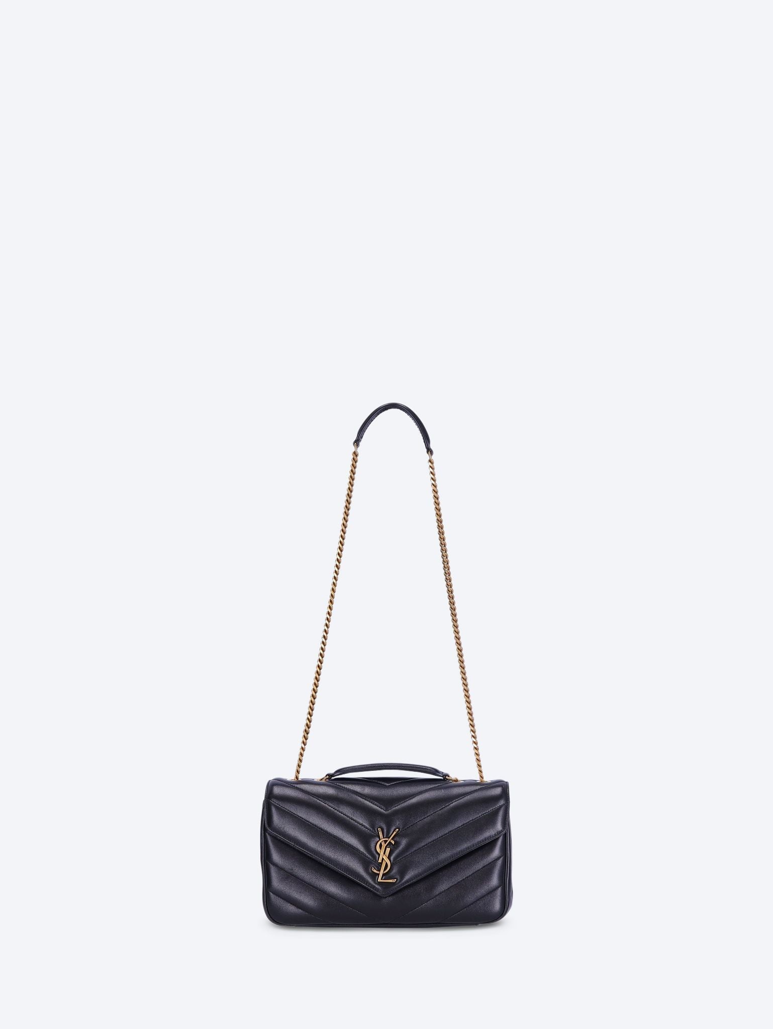 Loulou medium leather shoulder bag 4