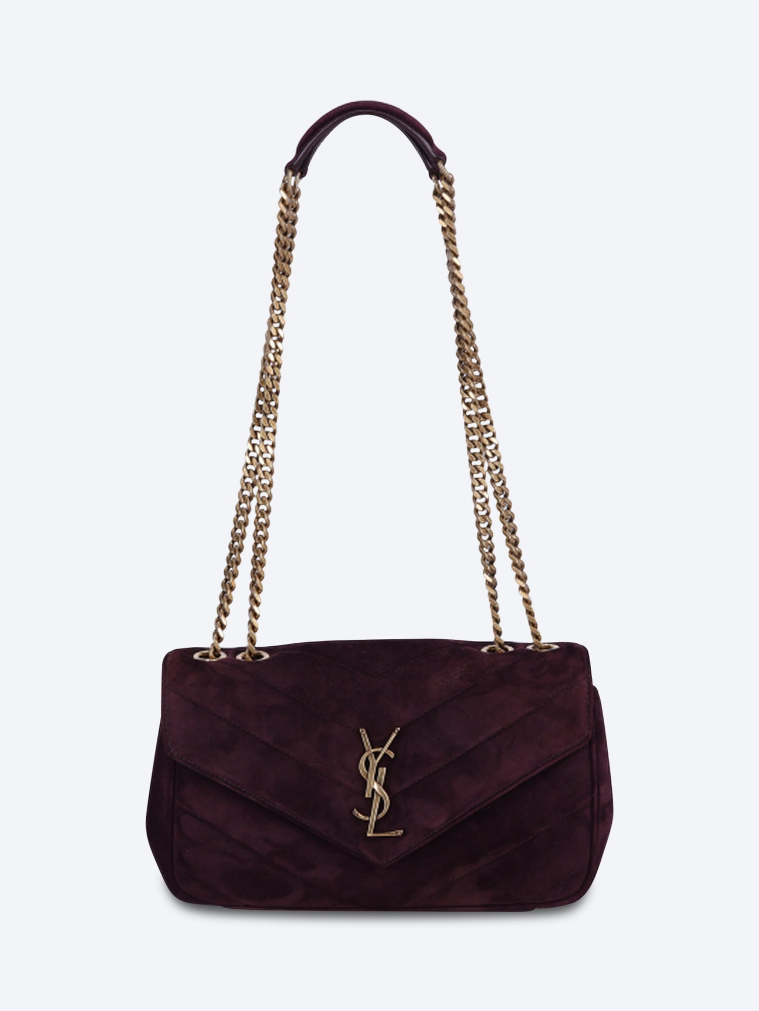 Petit sac porté épaule en daim Loulou 1