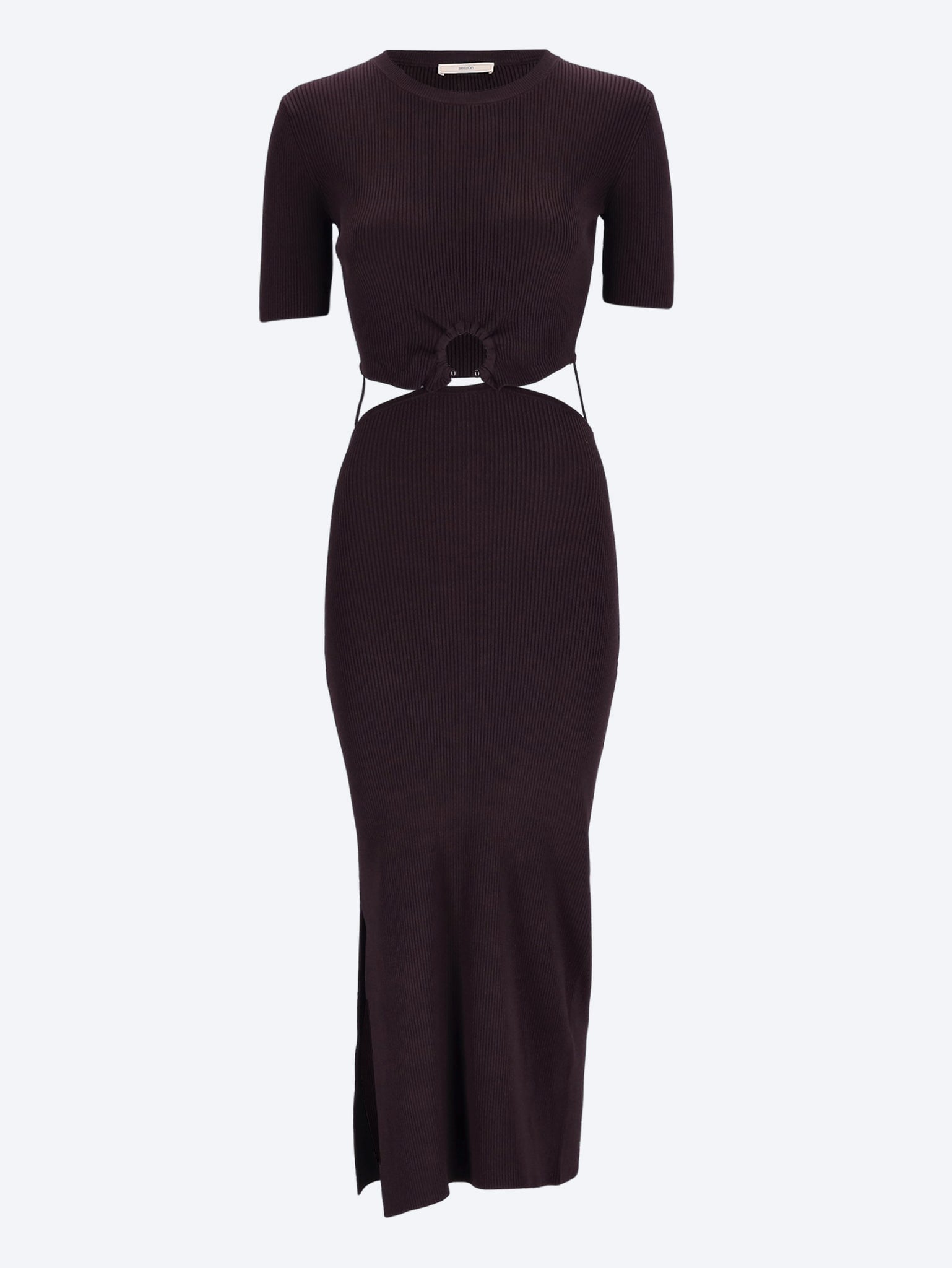 Lovell with ring long dress 1