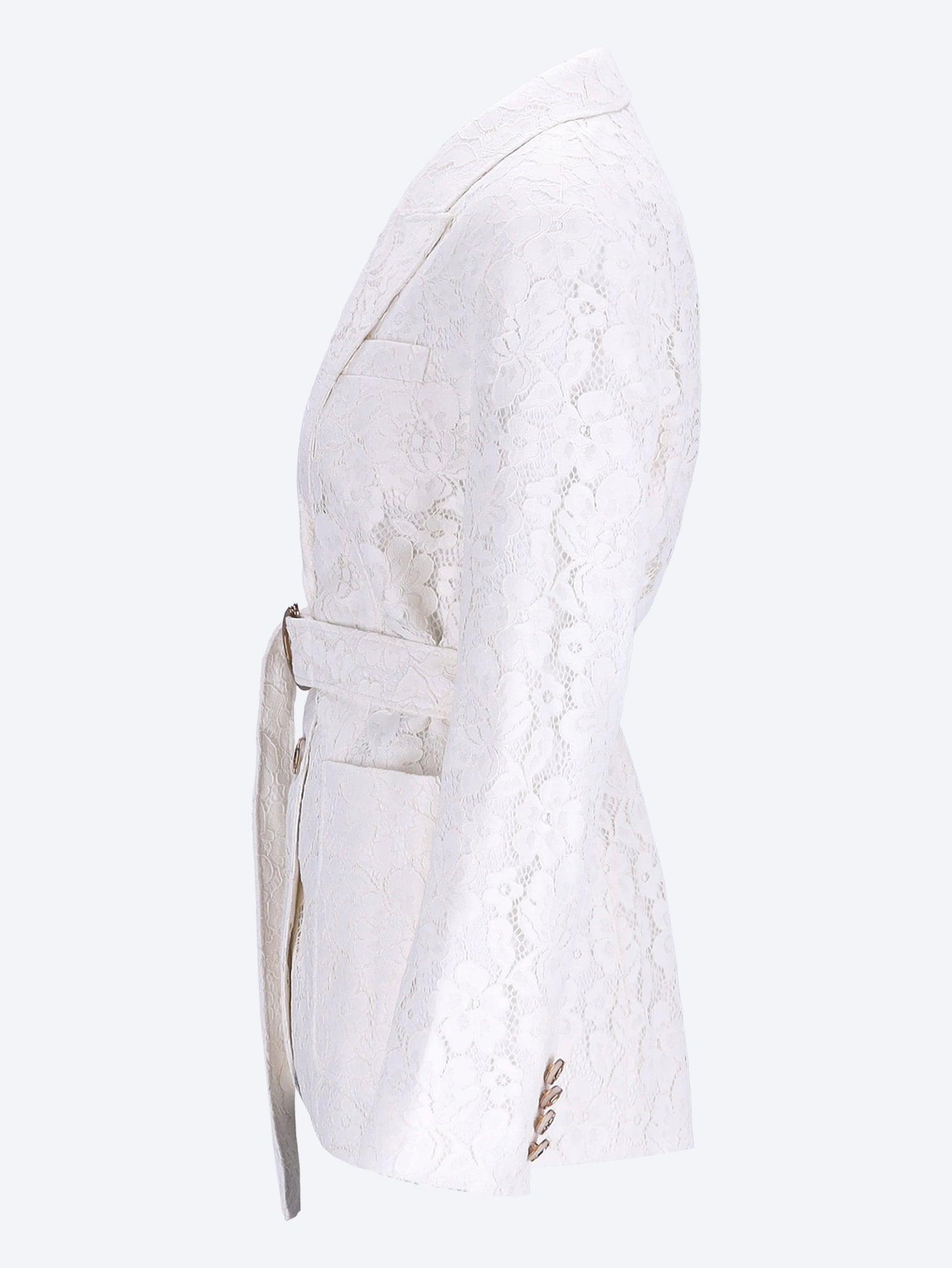 Luna lace belted blazer 2