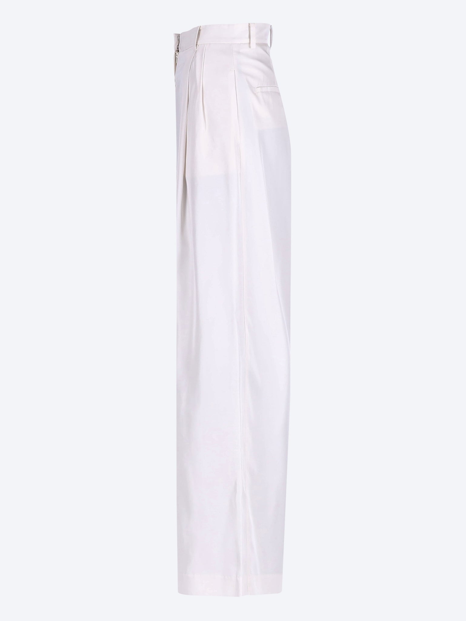 Marfa fluid twill pleated pants 2