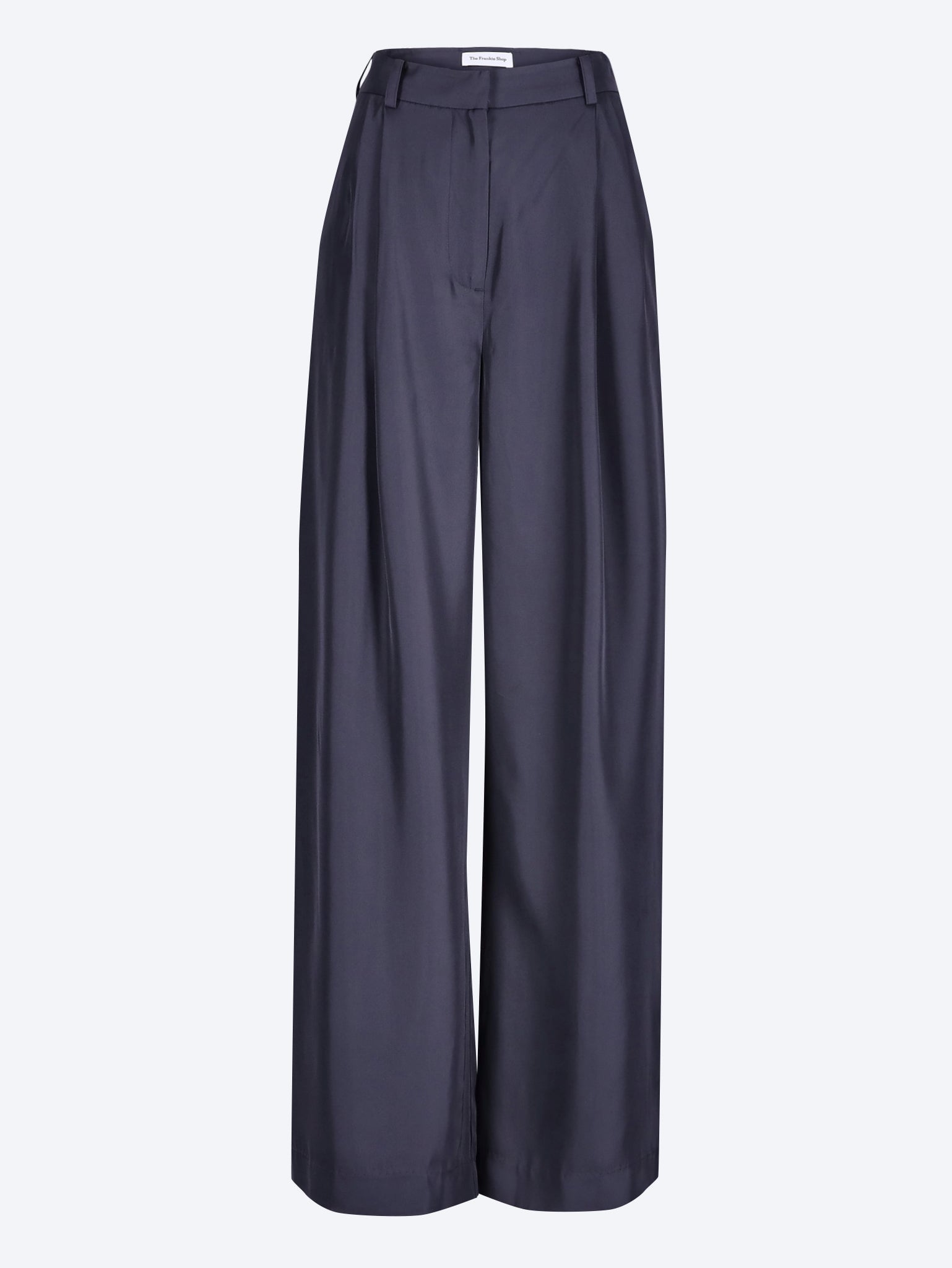 Marfa fluid twill pleated pants 1