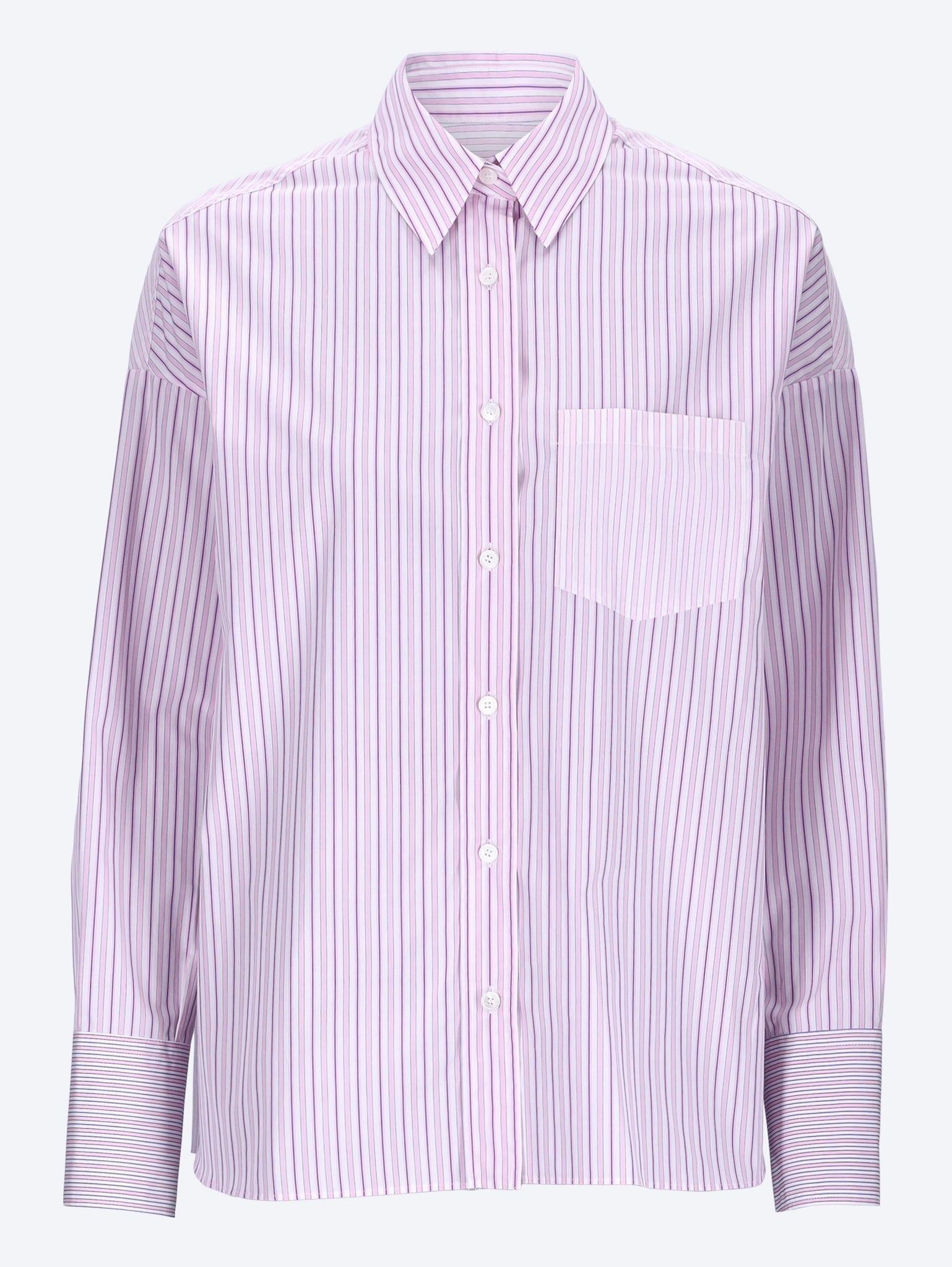 Marie-patch patchwork shirt 1