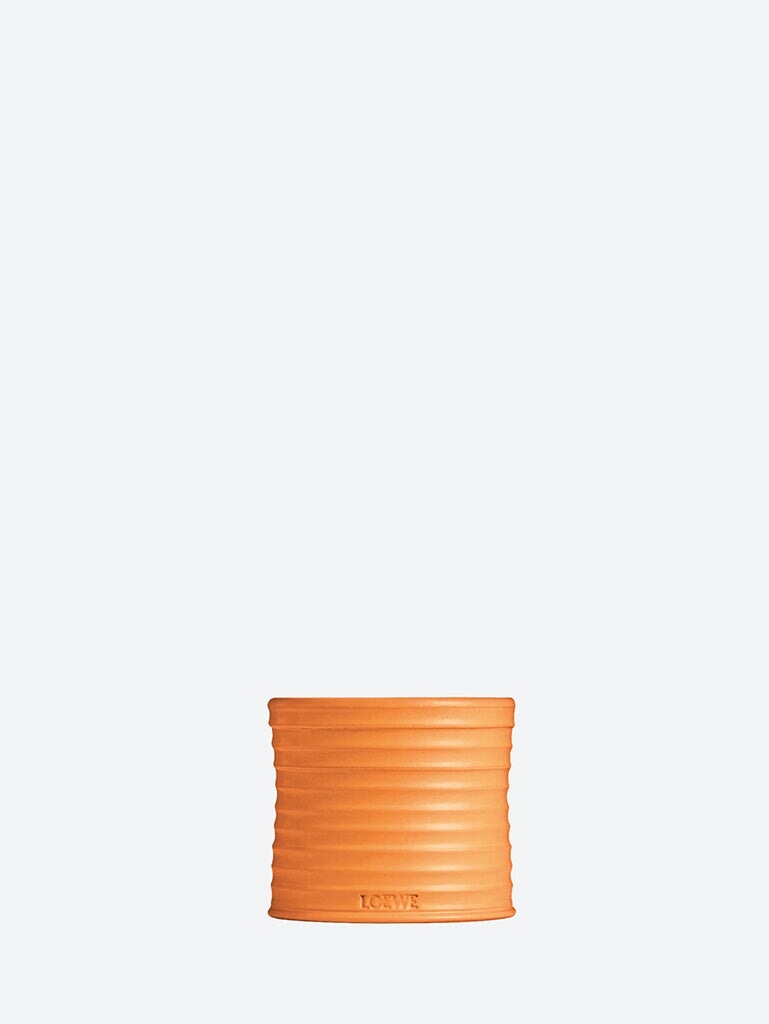 Medium orange blossom ceramic candl 1