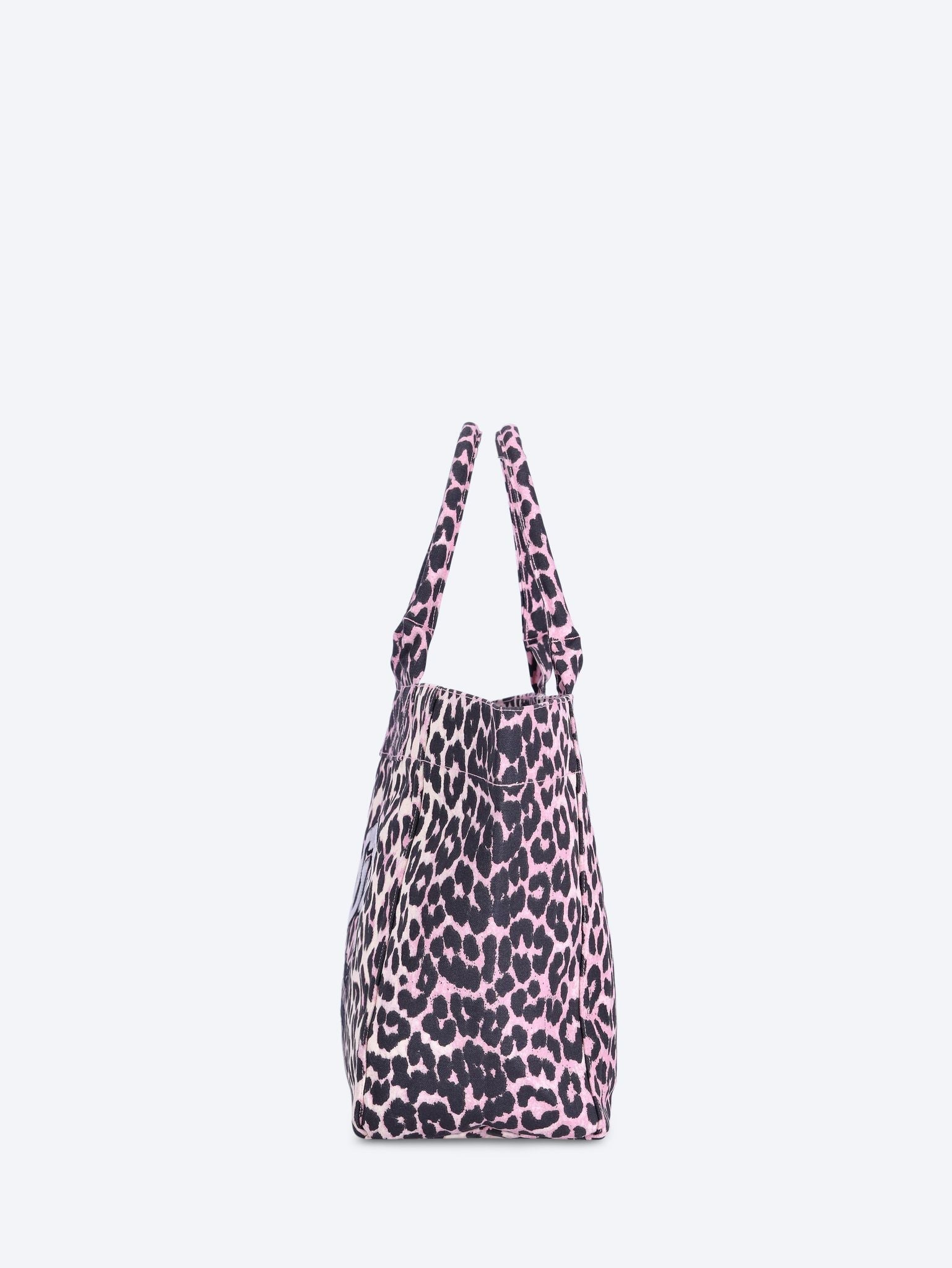 Medium trapeze printed sequin tote bag 3