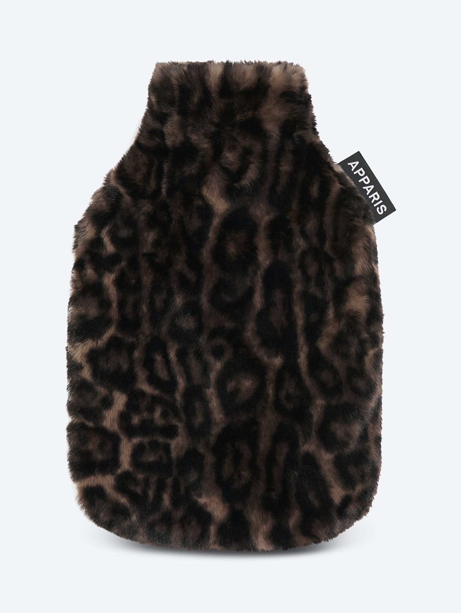 Meena hot water bottle dark leopard 1