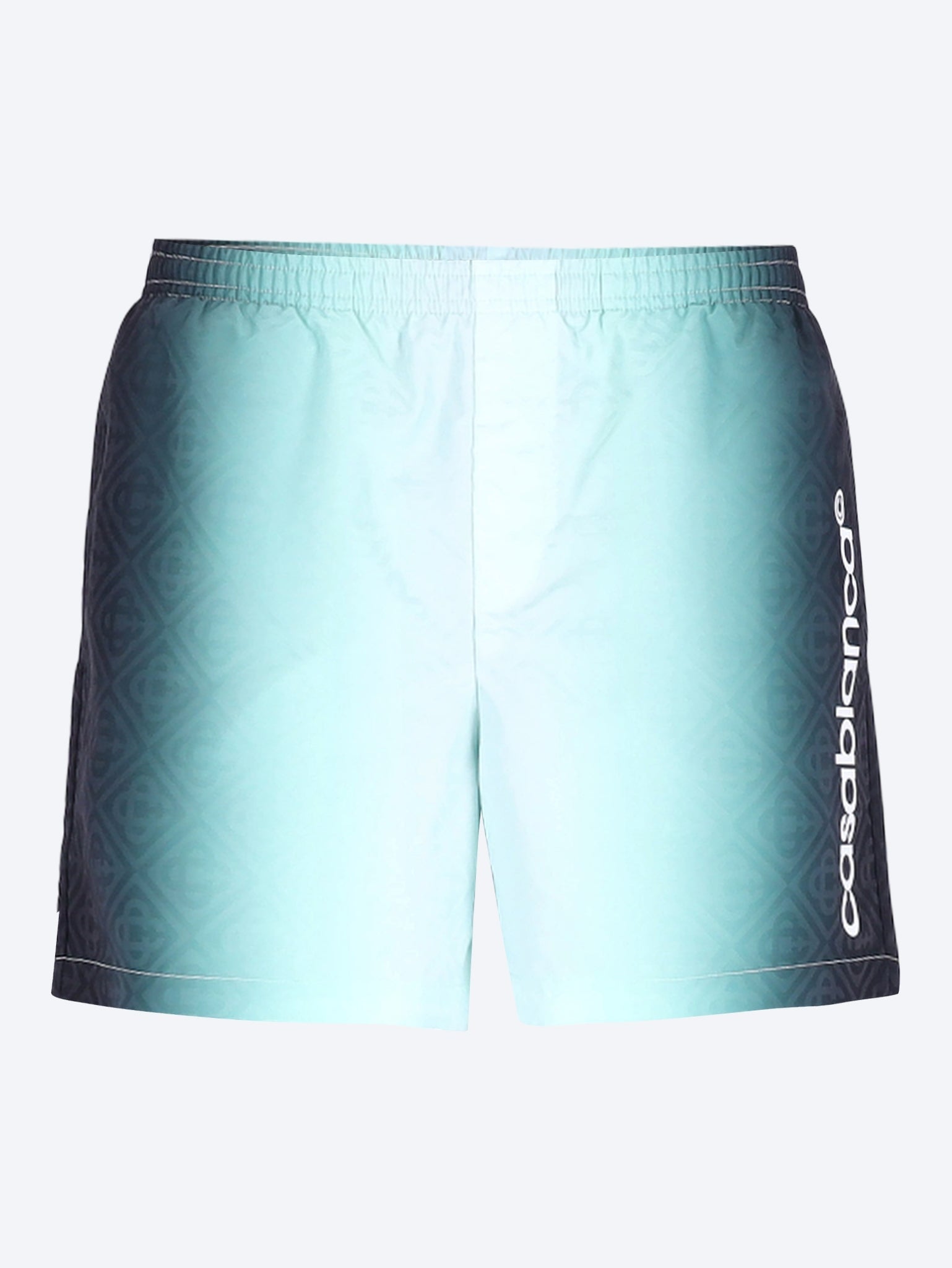 Mens jacquard printed swim shorts 1