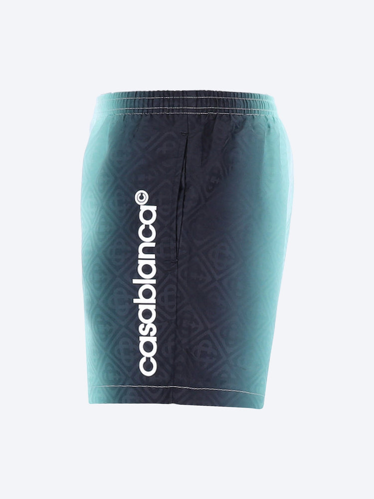 Mens jacquard printed swim shorts 2