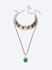 Collier Micah argenté ref: