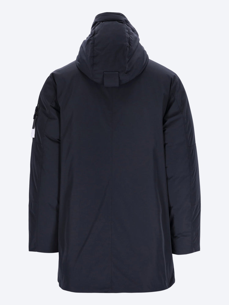 Micro twill long parka 3
