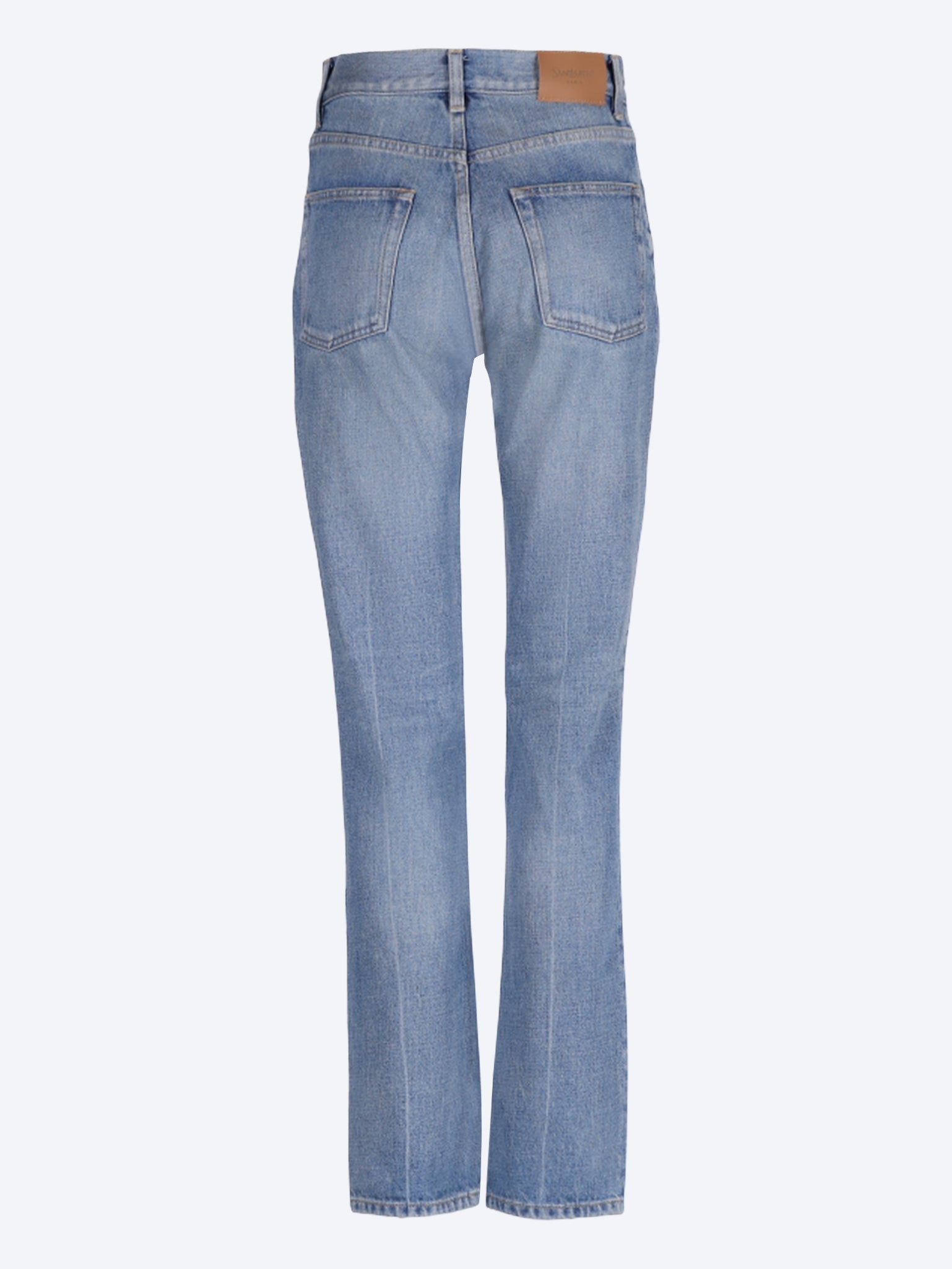 Gerade Jeans mit mittelhohem Bund 3