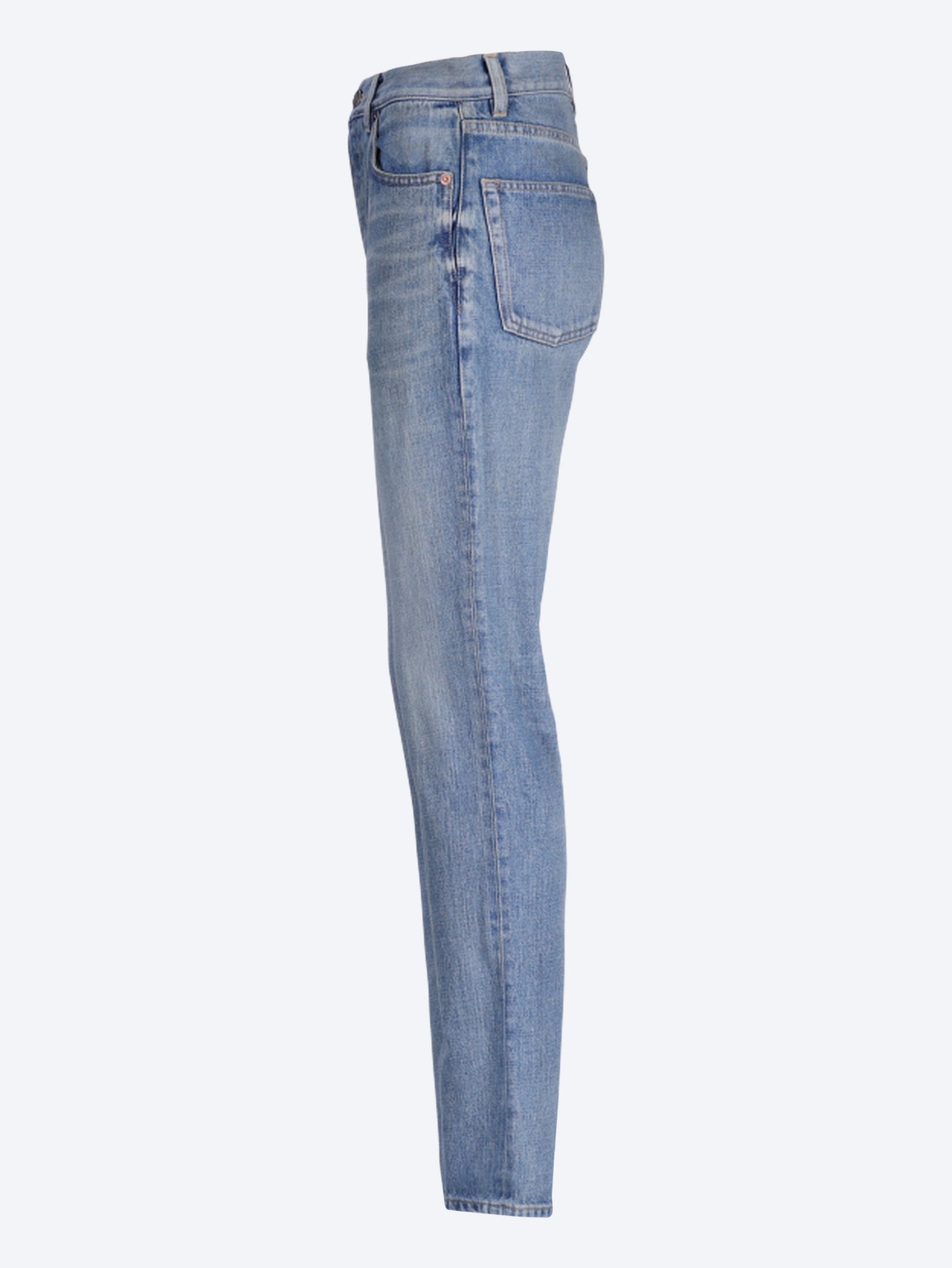 Gerade Jeans mit mittelhohem Bund 2