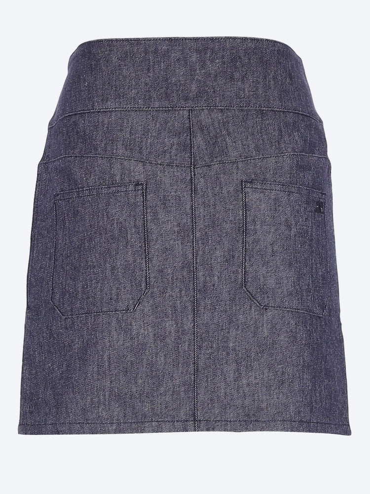 Mini belted denim skirt 3