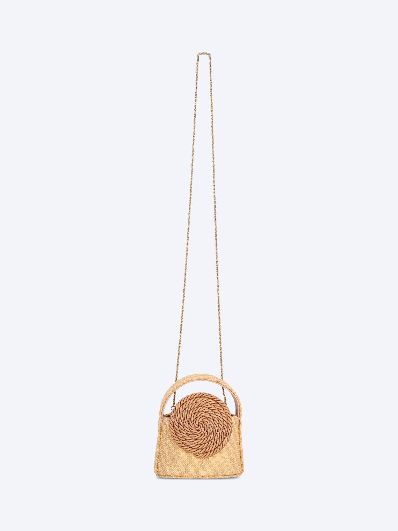 Mini gunther passementerie straw handbag 3