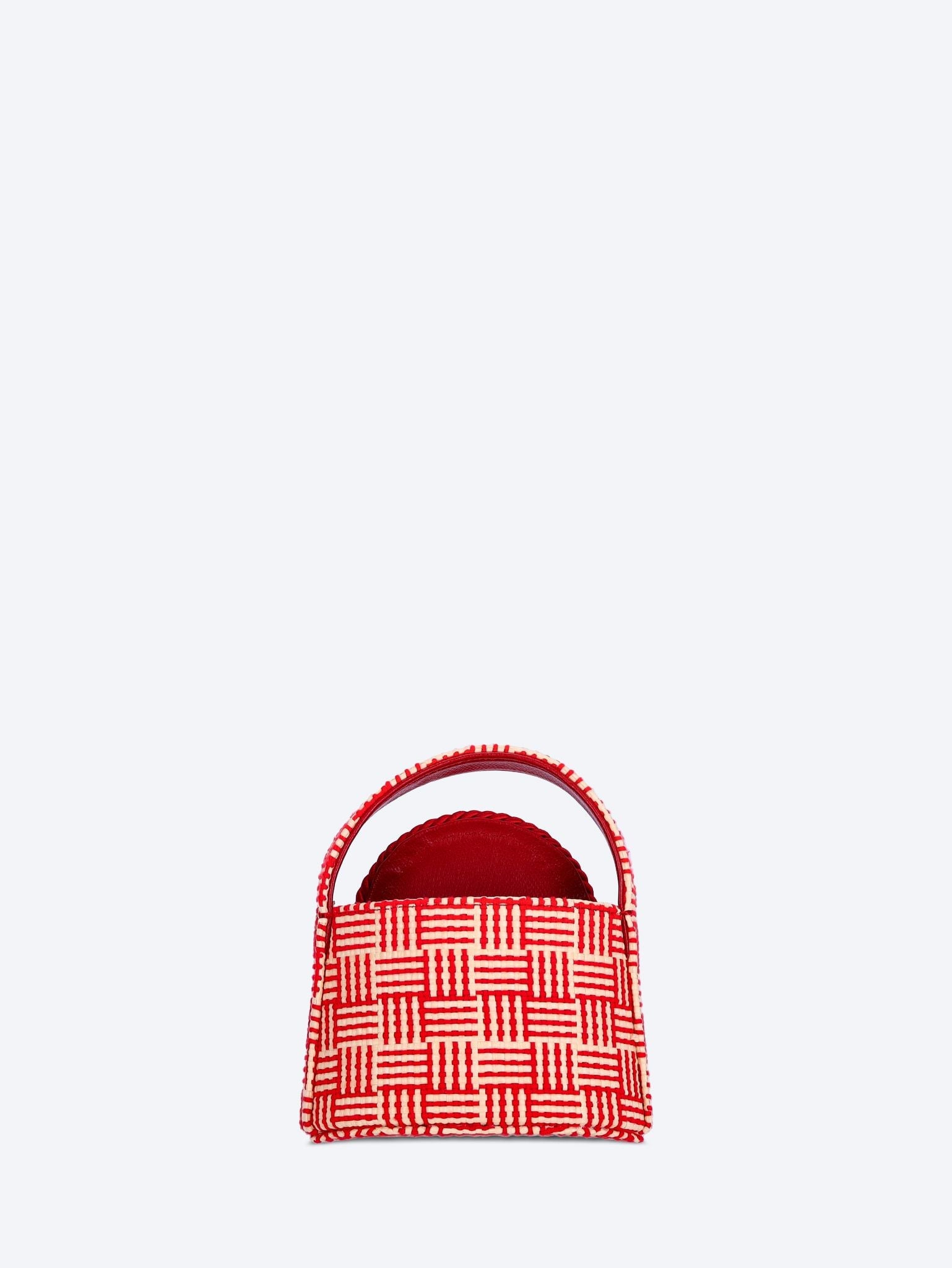 Mini gunther passementerie straw handbag 5