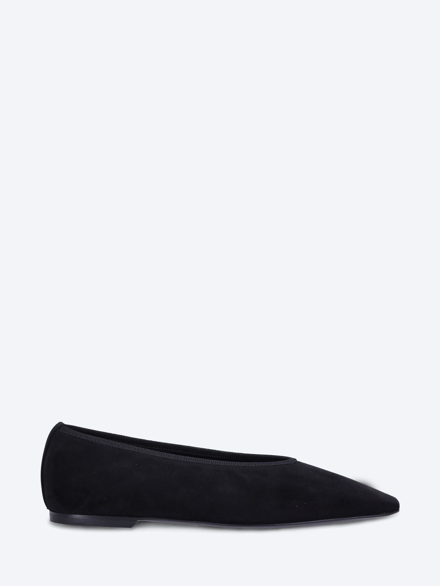 Minimalist suede ballerinas 1