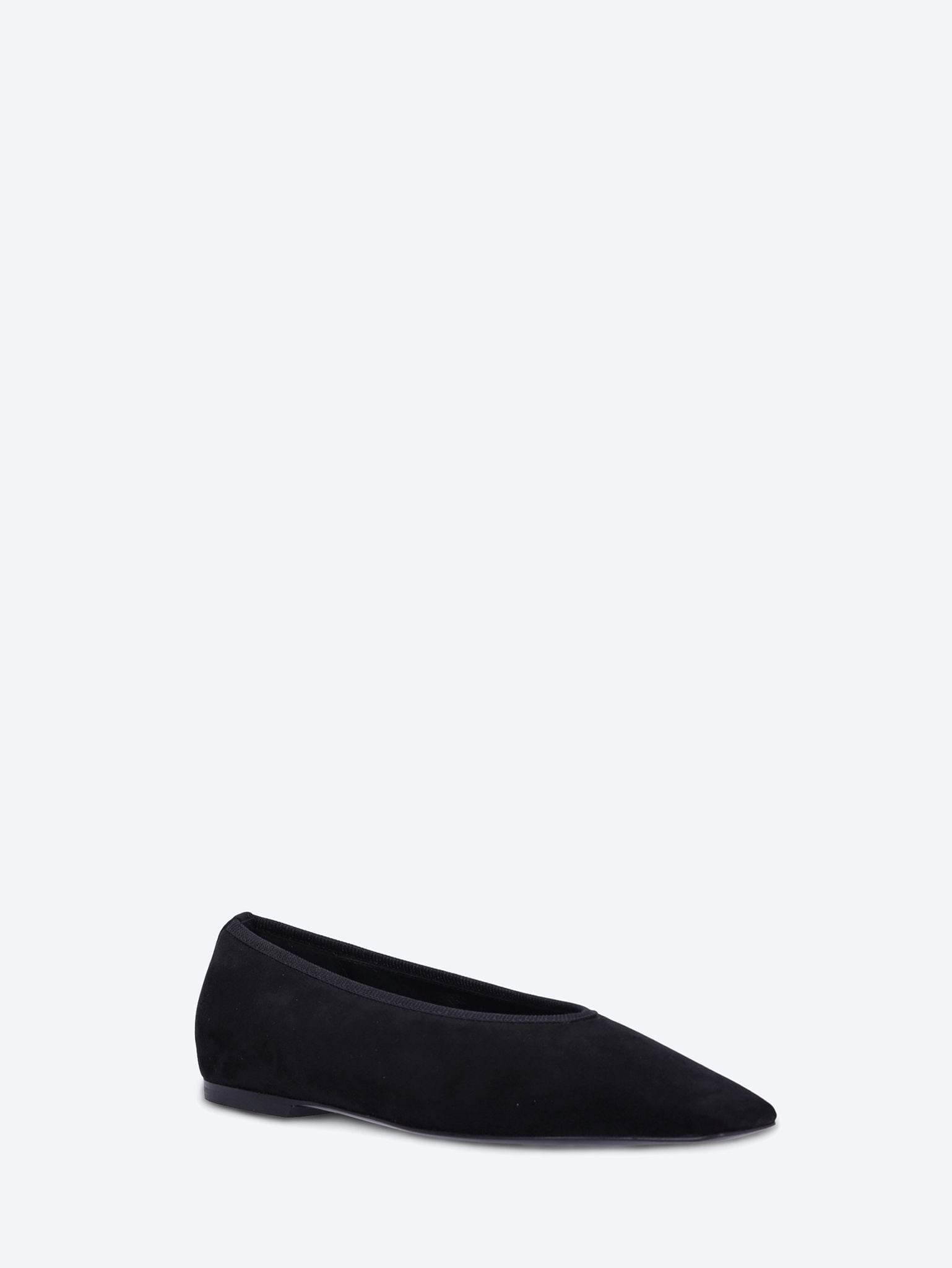 Minimalist suede ballerinas 2