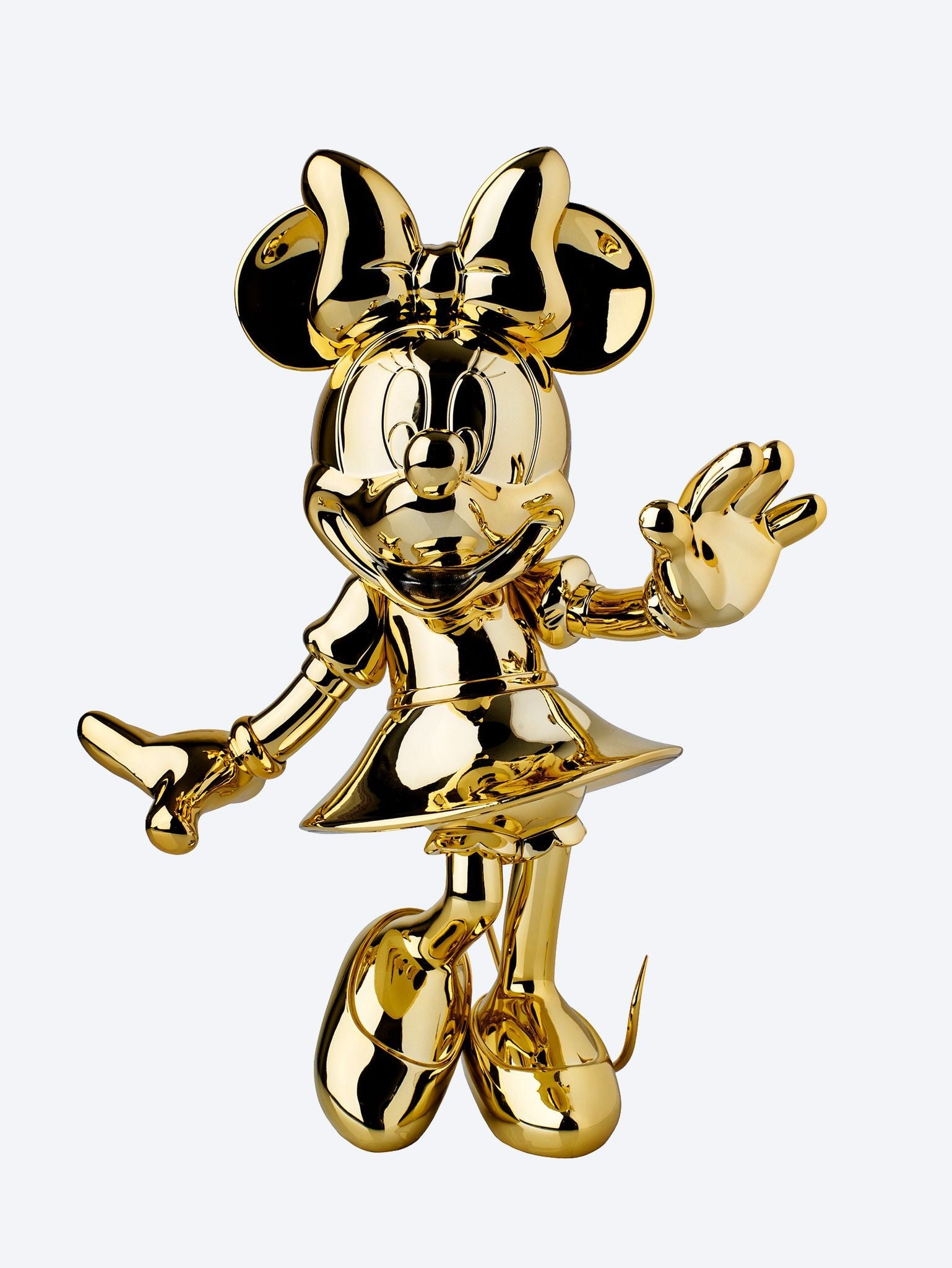 Minnie welcome chromed gold 1