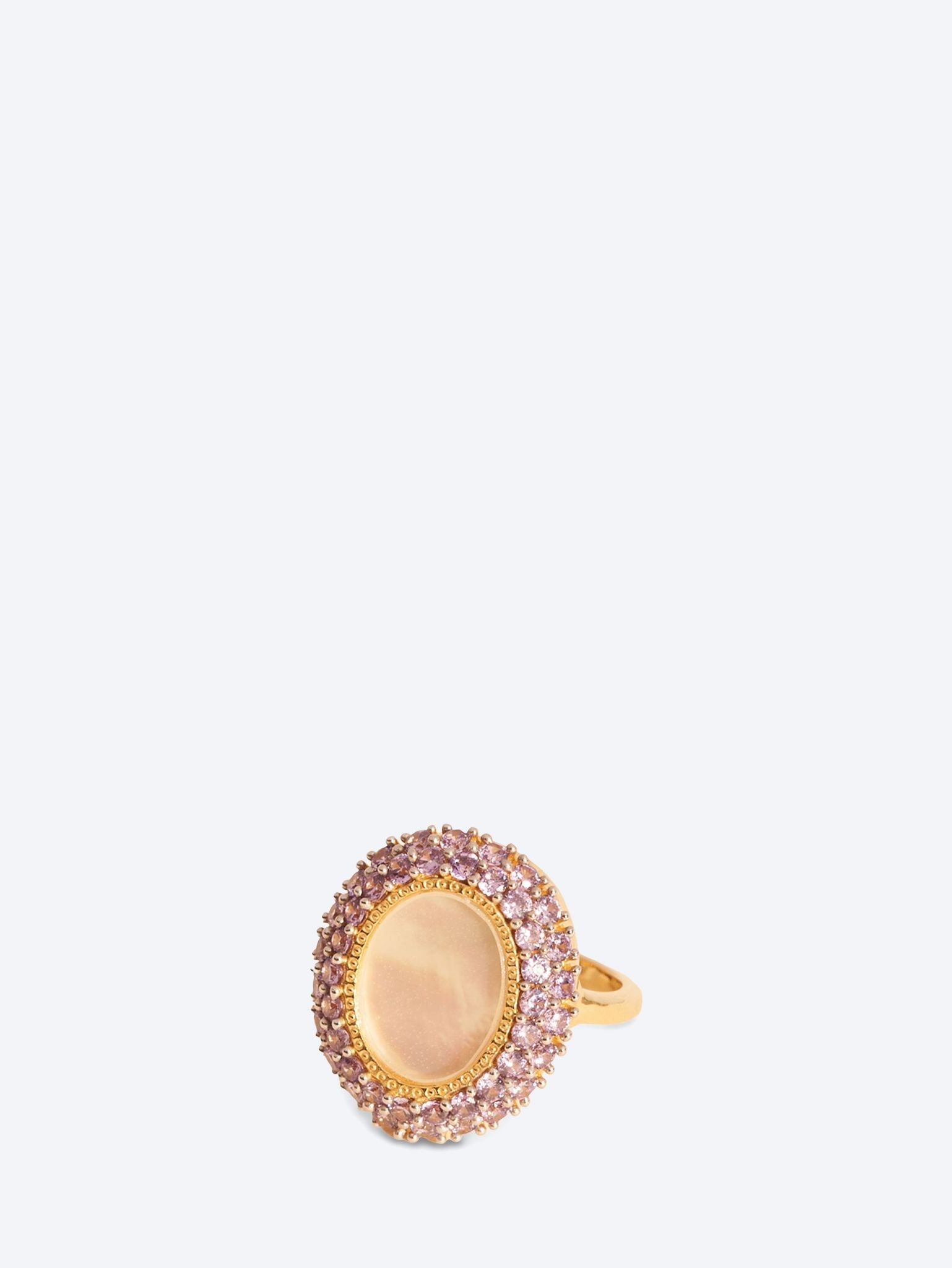Mirage Ring Perlmutt - Zirkone violett 1