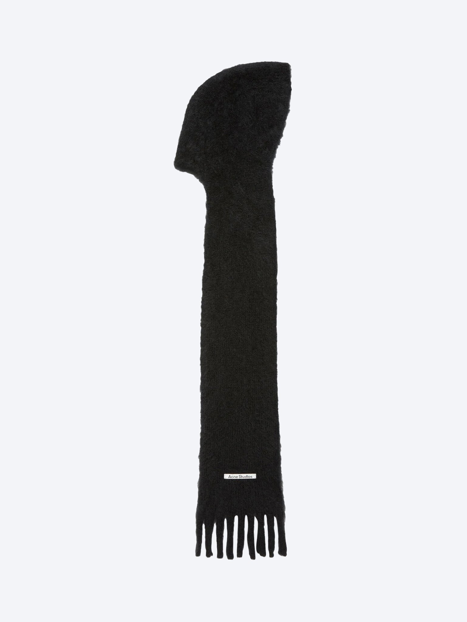 Mohair hood scarf 1