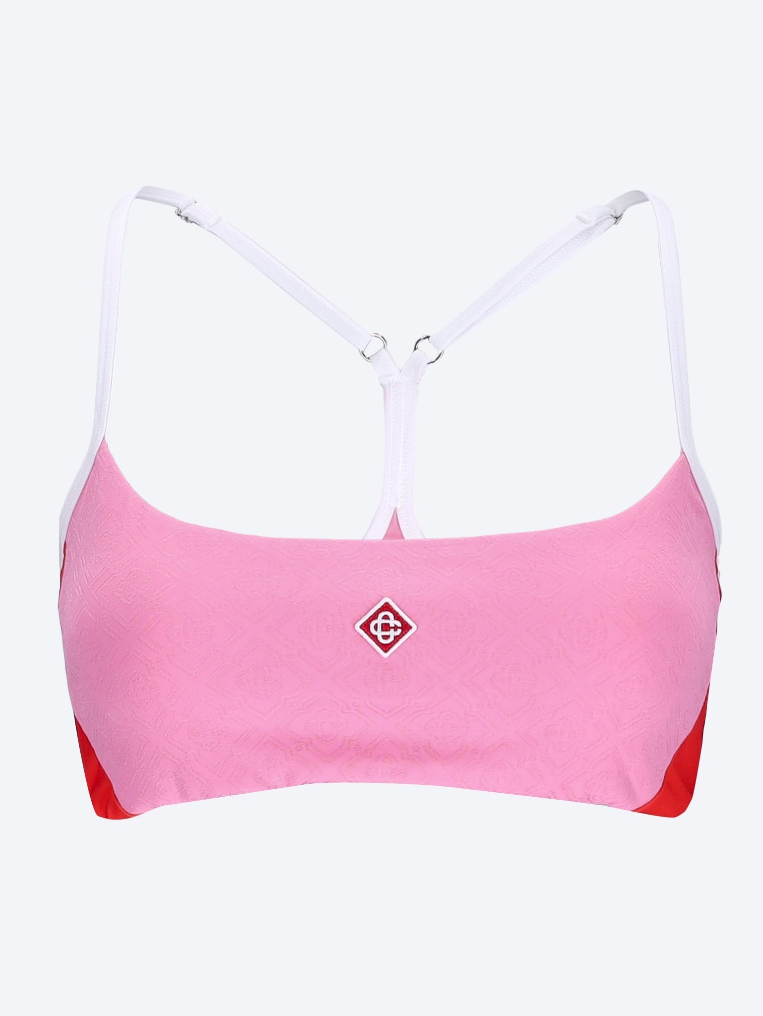 Monogram bikini top 1