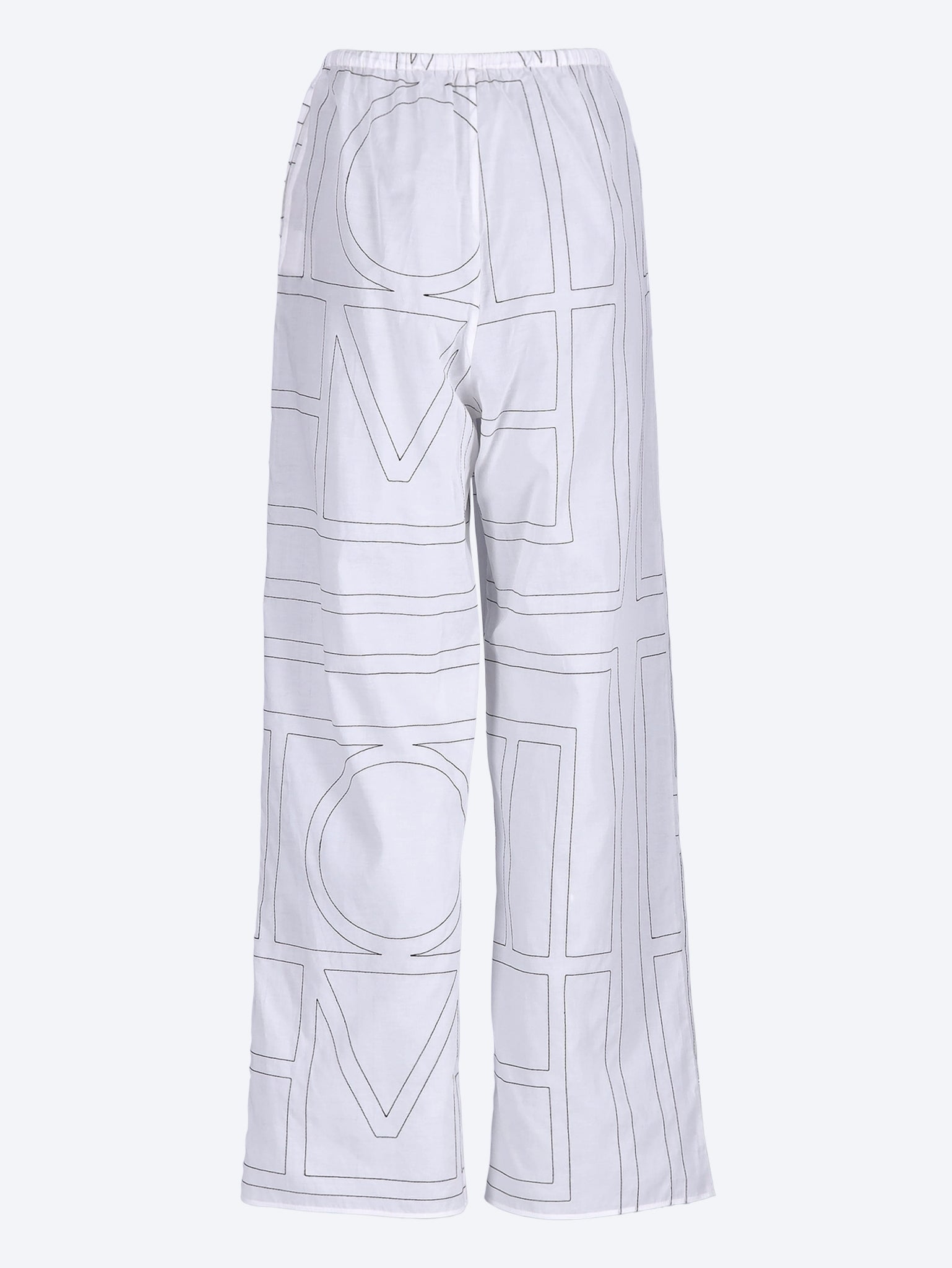 Monogram cotton-blend pj pants 3