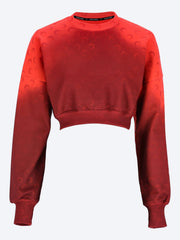 Moon faded cropped sweatshirt ref:
