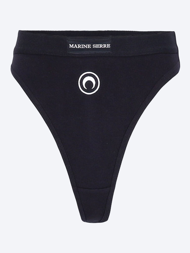 Moon logo high-waist brief 1
