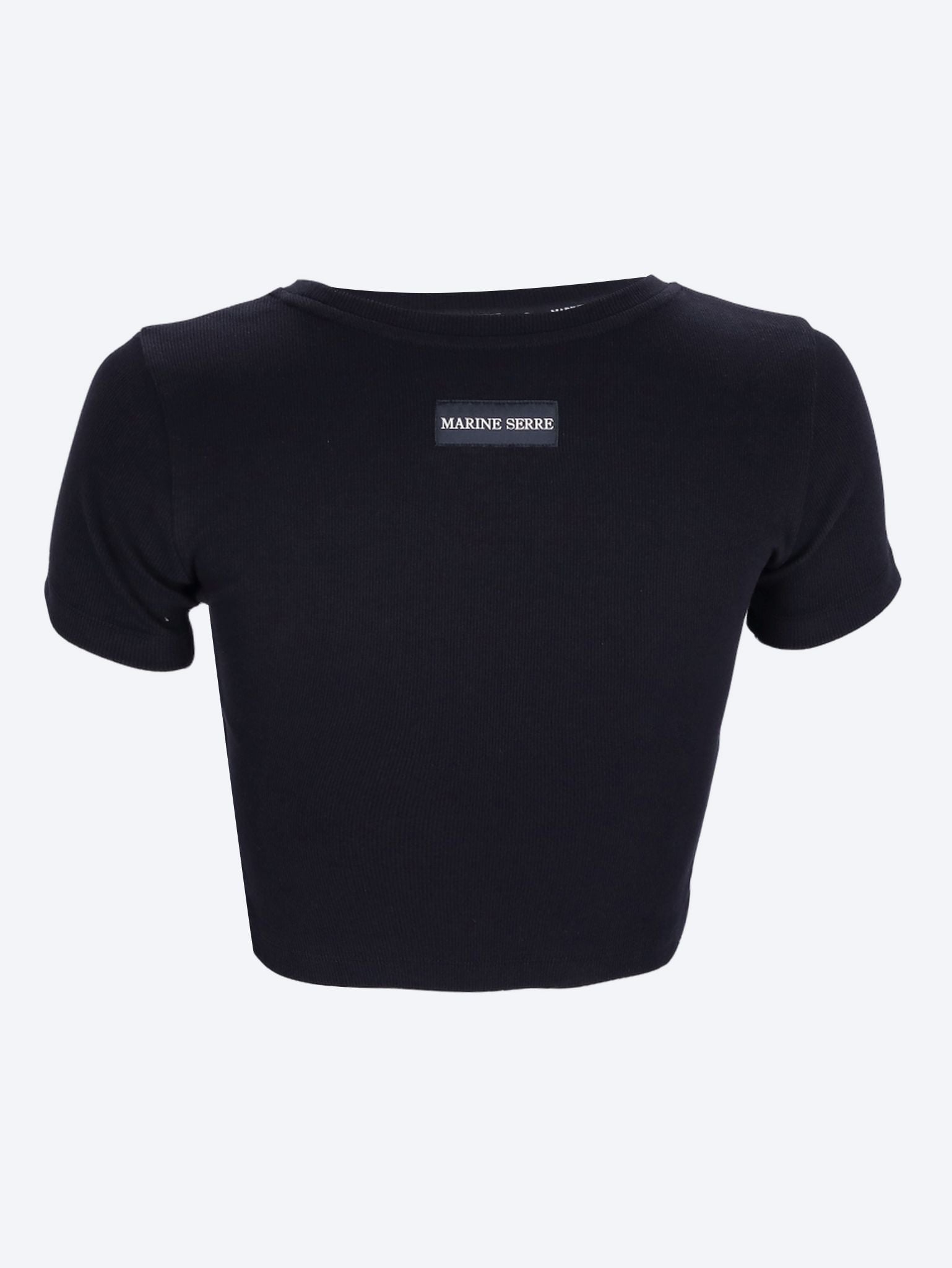 Moon logo ribbed cut-out t-shirt 2