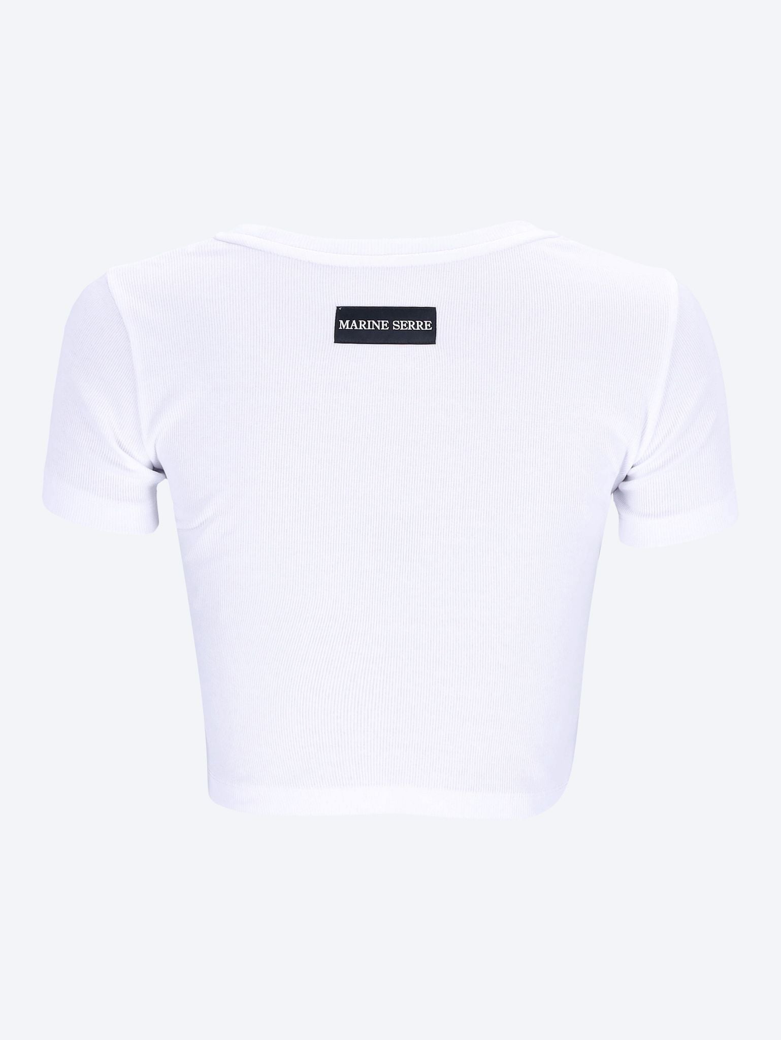 Moon logo ribbed cut-out t-shirt 2