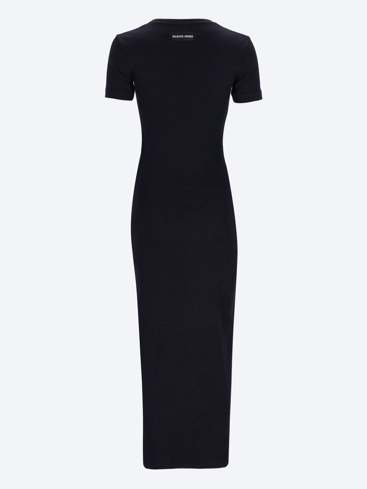 Moon logo ribbed dress 2