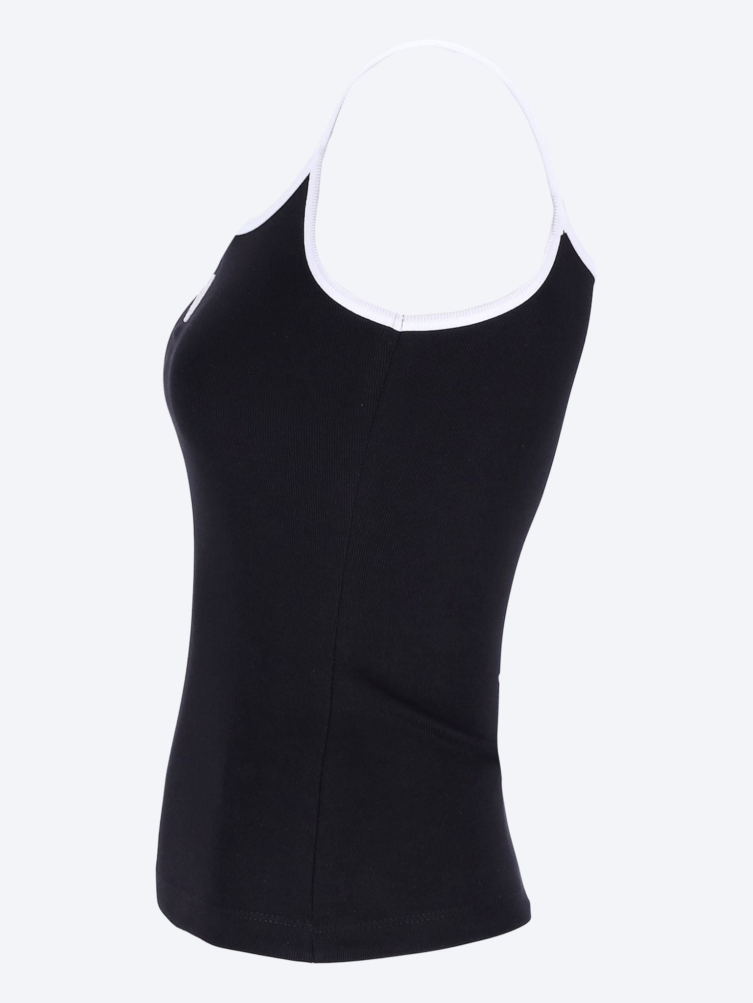 Moon logo ribbed strap top 2