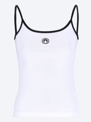 Moon logo ribbed strap top ref: