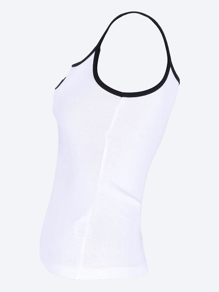 Moon logo ribbed strap top 2