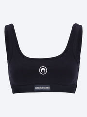 Moon logo stretched sports bra ref: