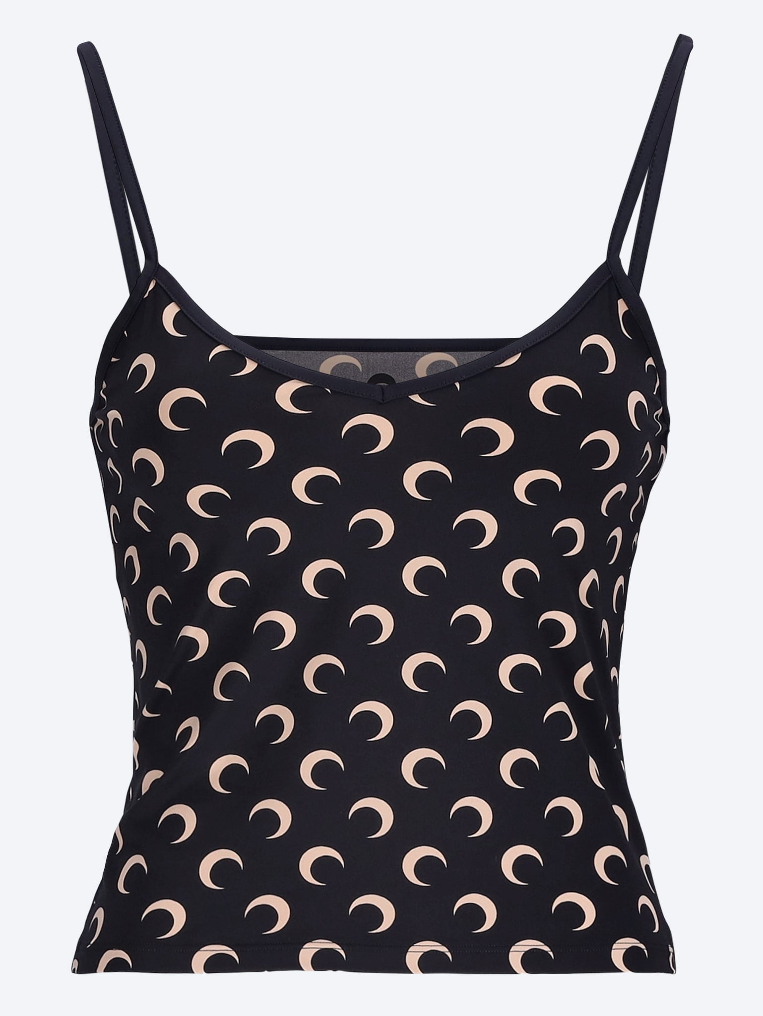 Moon printed jersey straps top 1