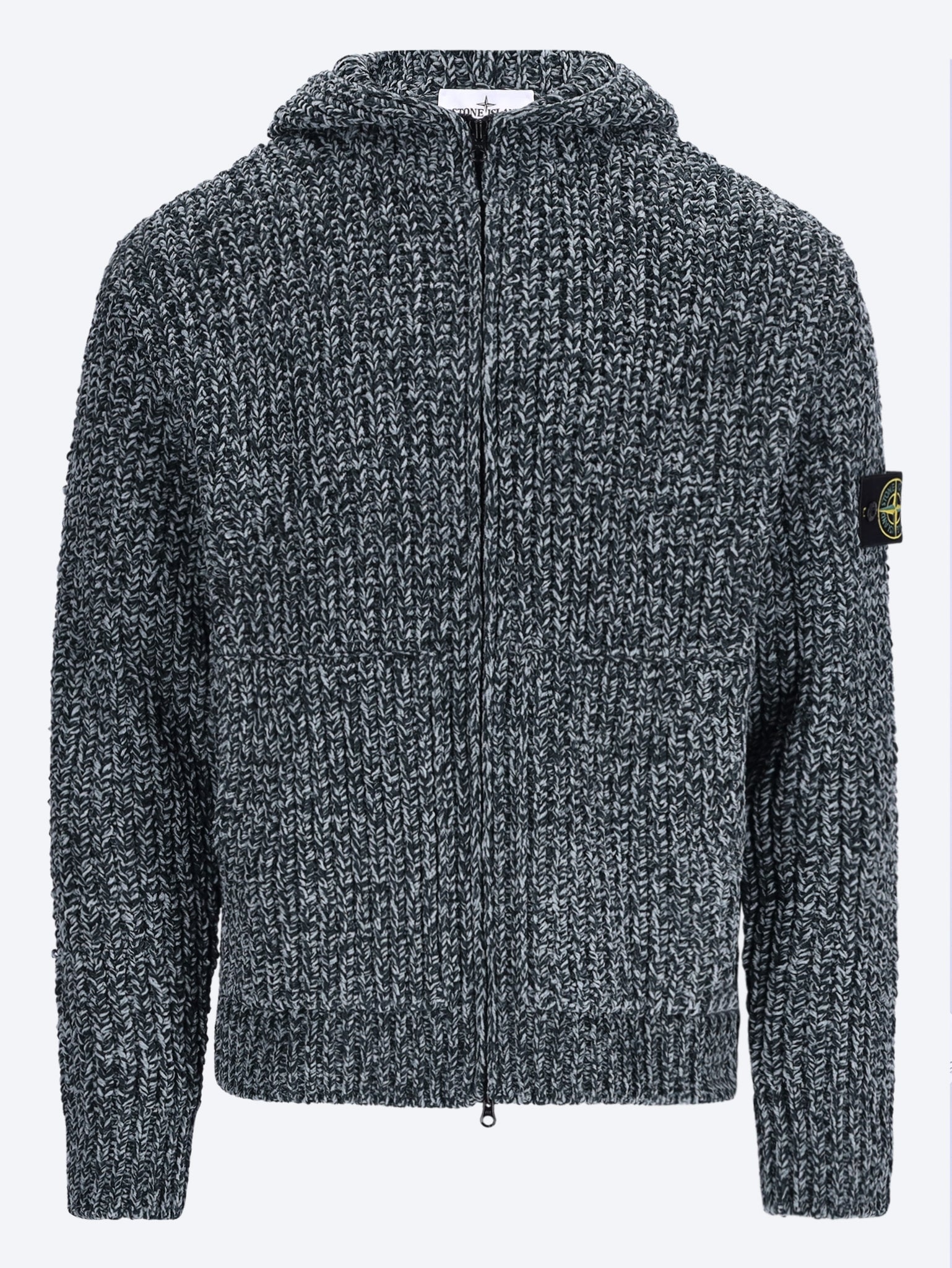 Mouliné cotton chenille hoodie 1
